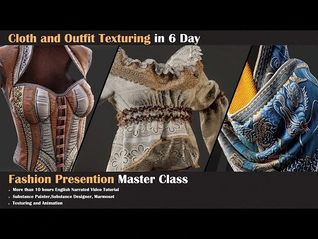 更新进度4/7【Ai精翻&中文朗读】Substance Designer 布料服饰纹理大师课-土狗cg资源站