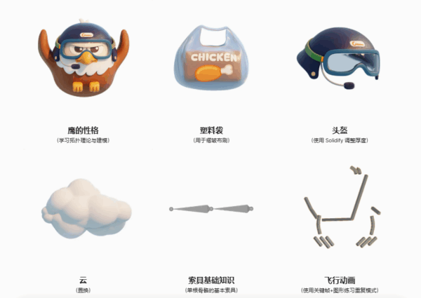 图片[8]-【ai精翻&中文朗读】Blender 中创建6个可爱角色ip-土狗cg资源站