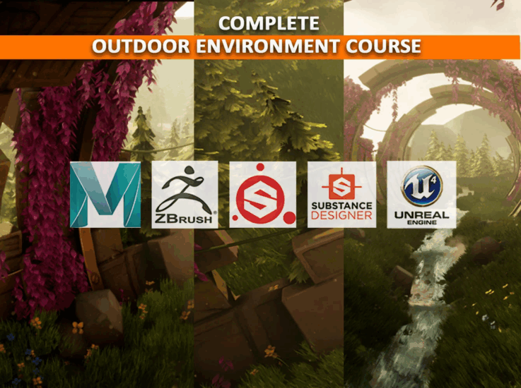 【ai精翻】如何从头到尾打造风格化的户外环境-土狗cg资源站