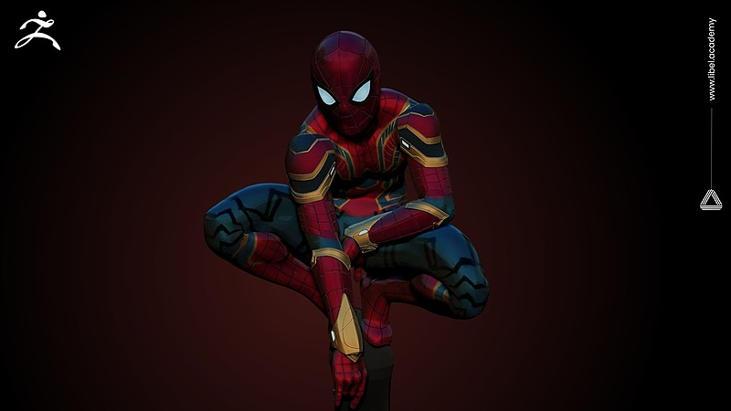 【ai精翻】ZBrush 中的硬表面工作-钢铁蜘蛛-土狗cg资源站