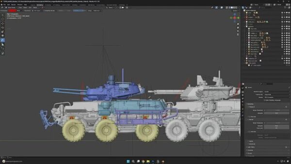 图片[14]-【ai精翻&中文朗读】Blender写实风格装甲车辆概念设计-土狗cg资源站