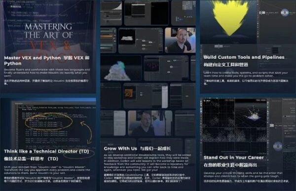 图片[1]-【Ai精翻&Ai中文配音】Doublejump出品-50小时掌握Python＆Vex让Houdini按意愿行事-土狗cg资源站
