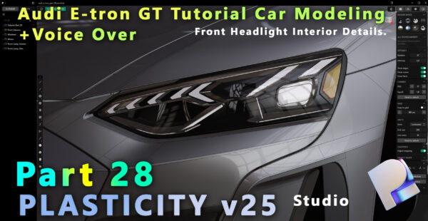 图片[12]-钻石永久免费 Plasticity奥迪E-tron GT建模-土狗cg资源站