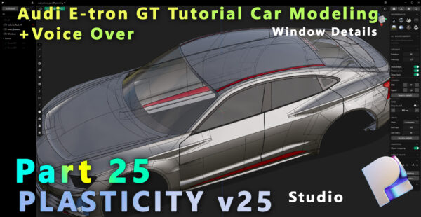 图片[13]-钻石永久免费 Plasticity奥迪E-tron GT建模-土狗cg资源站
