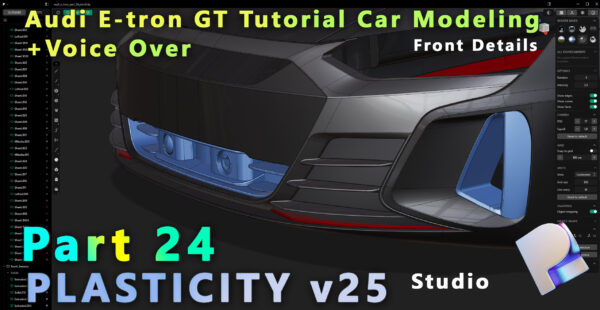 图片[14]-钻石永久免费 Plasticity奥迪E-tron GT建模-土狗cg资源站