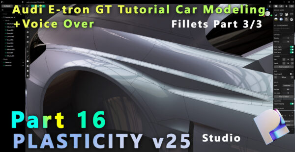 图片[17]-钻石永久免费 Plasticity奥迪E-tron GT建模-土狗cg资源站