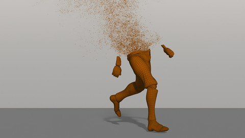 【ai精翻】Houdini 中的 Disintegration FX:角色化为尘埃课程-土狗cg资源站