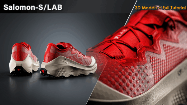 图片[2]-【钻石会员免费】Salomon S/LAB / 3D 模型 + 完整教程 -土狗cg资源站