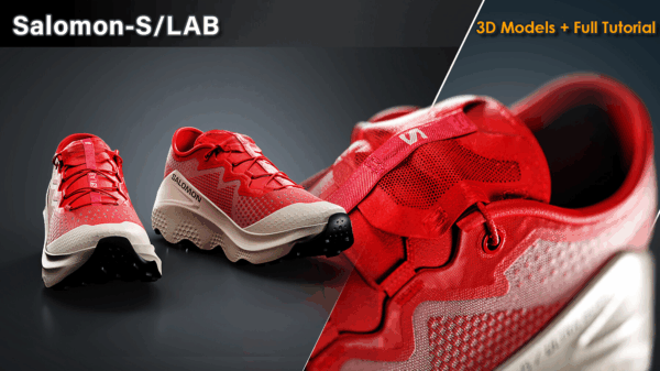 图片[3]-【钻石会员免费】Salomon S/LAB / 3D 模型 + 完整教程 -土狗cg资源站