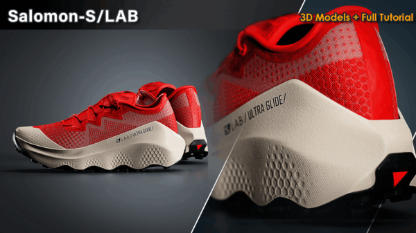 图片[5]-【钻石会员免费】Salomon S/LAB / 3D 模型 + 完整教程 -土狗cg资源站