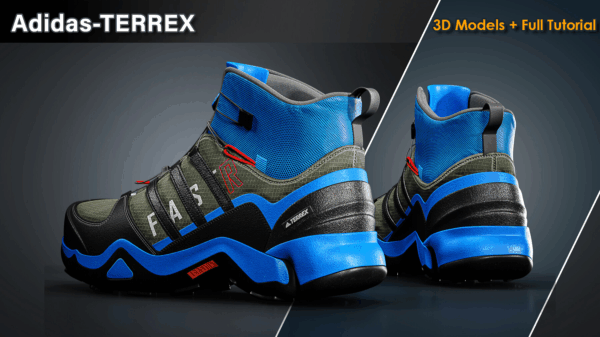 图片[4]-【钻石会员免费】Adidas-TERREX / 3D模型+完整教程 -土狗cg资源站