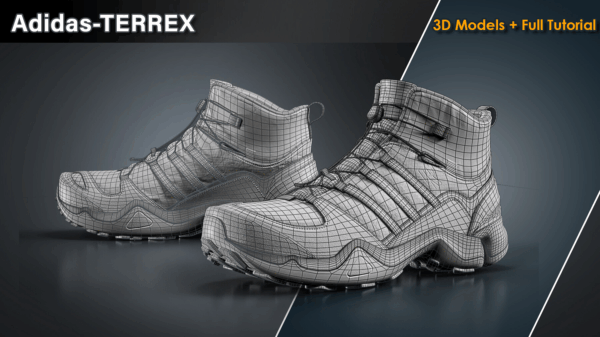 图片[5]-【钻石会员免费】Adidas-TERREX / 3D模型+完整教程 -土狗cg资源站