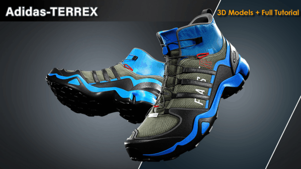 图片[6]-【钻石会员免费】Adidas-TERREX / 3D模型+完整教程 -土狗cg资源站