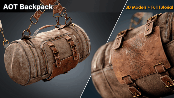 图片[2]-【钻石会员免费】AOT背包/3D模型+完整教程 -土狗cg资源站