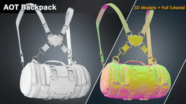 图片[4]-【钻石会员免费】AOT背包/3D模型+完整教程 -土狗cg资源站