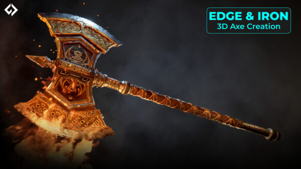 图片[5]-【ai精翻&中文朗读】为游戏制作一把逼真的战斧-土狗cg资源站