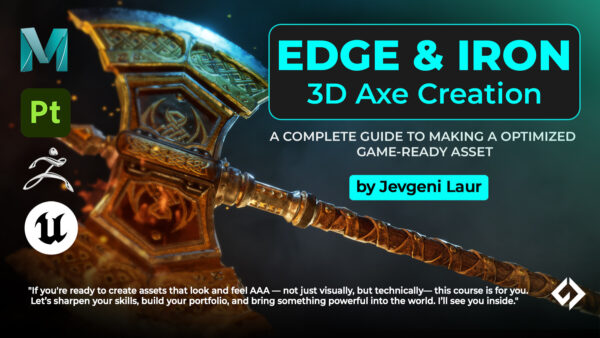 图片[9]-【ai精翻&中文朗读】为游戏制作一把逼真的战斧-土狗cg资源站