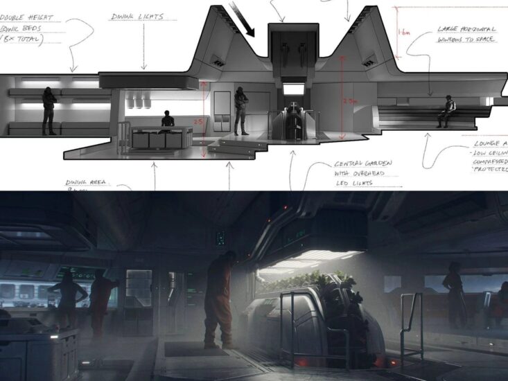 【Ai精翻&Ai中文配音】LearnsquaredのBlender科幻室内概念设计-土狗cg资源站