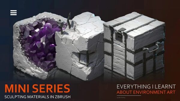 图片[2]-【Ai精翻&Ai中文配音】现实中真实材质Zbrush雕刻训练-土狗cg资源站