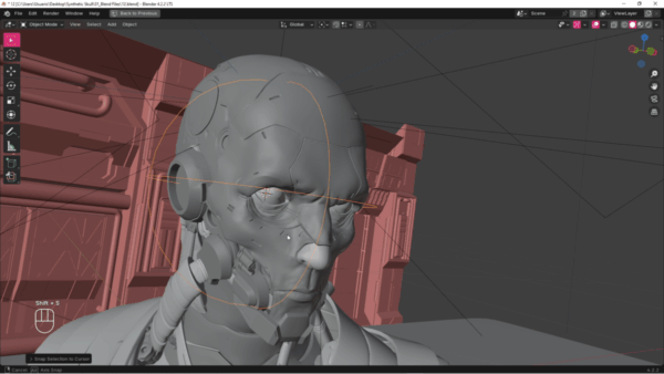 图片[9]-【限时补票价】Blender 中的 3D科幻赛博角色-土狗cg资源站