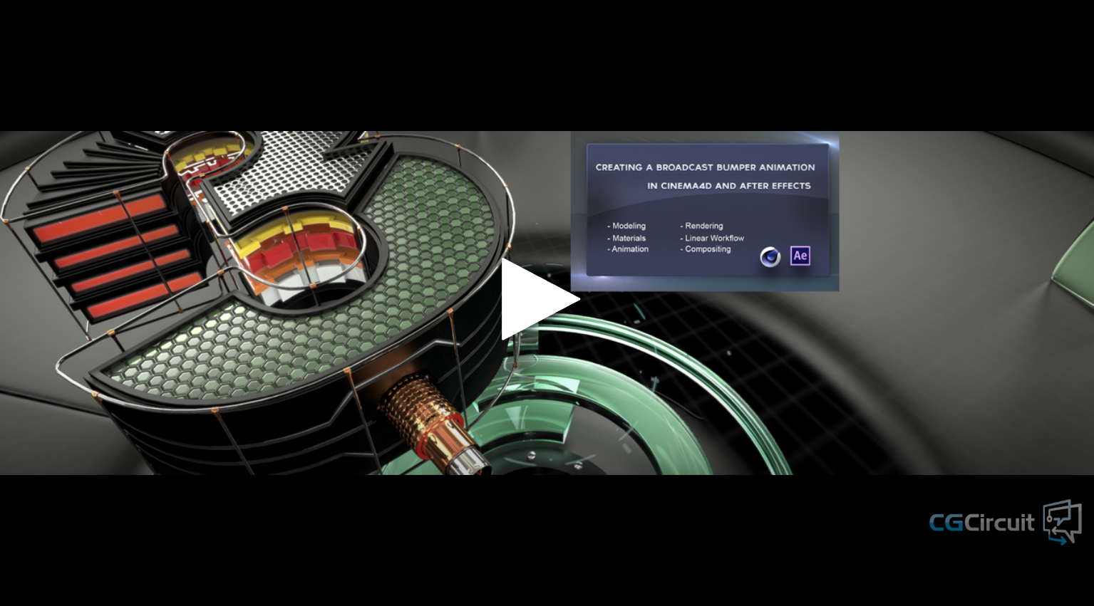 【ai精翻】在 C4D 中创建广播片头-土狗cg资源站