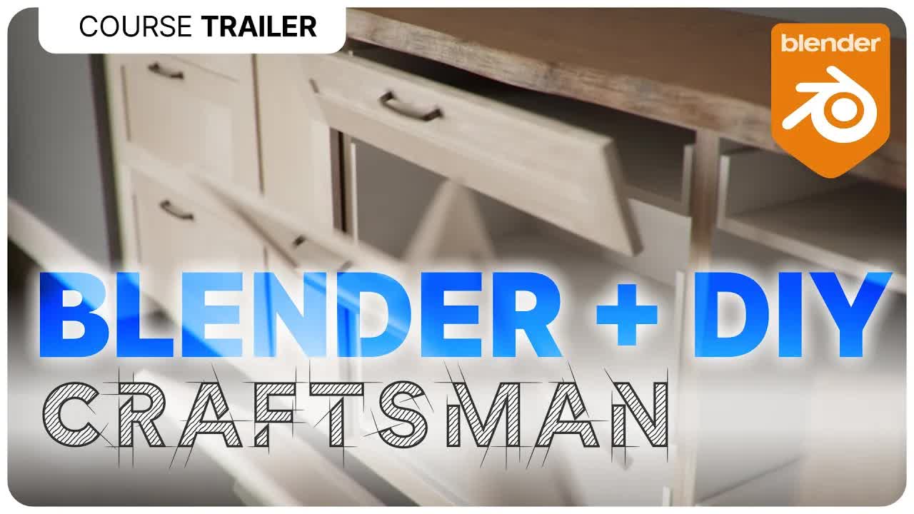 6号上传【Ai精翻&Ai中文配音】Blender橱柜CAD级建模+演示级渲染-土狗cg资源站