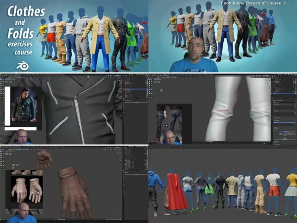 图片[1]-【ai精翻&中文朗读】光头哥的blender服饰褶皱-土狗cg资源站