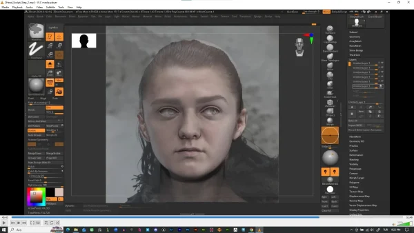 图片[5]-【限时补票价】30小时Maya创建写实角色-权游艾莉亚·史塔克-土狗cg资源站