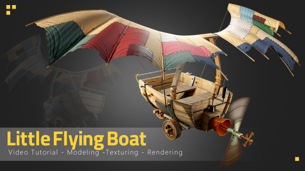 图片[1]-【ai精翻&中文朗读】小飞艇 – 完整教程流程-土狗cg资源站