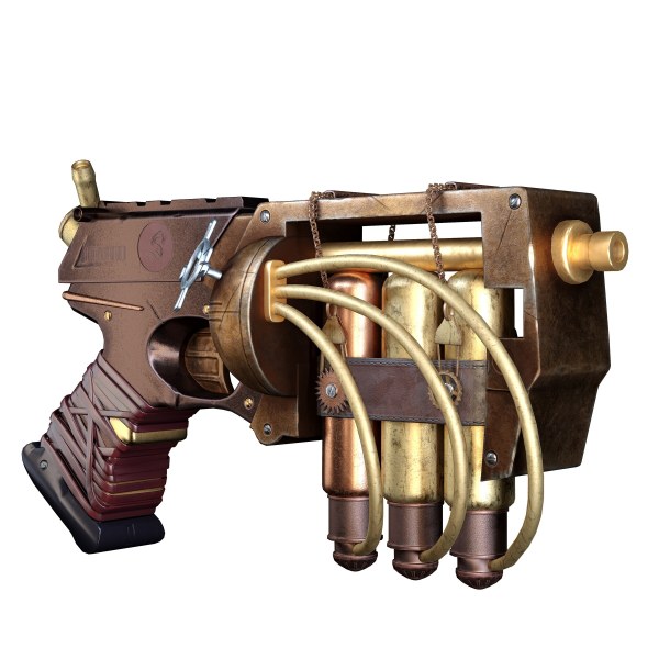 图片[7]-【ai精翻&中文朗读】蒸汽朋克枪械教程 – 完整教程流程（带字幕）+ 免费游戏素材-土狗cg资源站