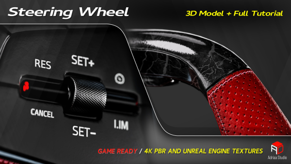 图片[2]-方向盘 3D 模型 + 完整教程-土狗cg资源站