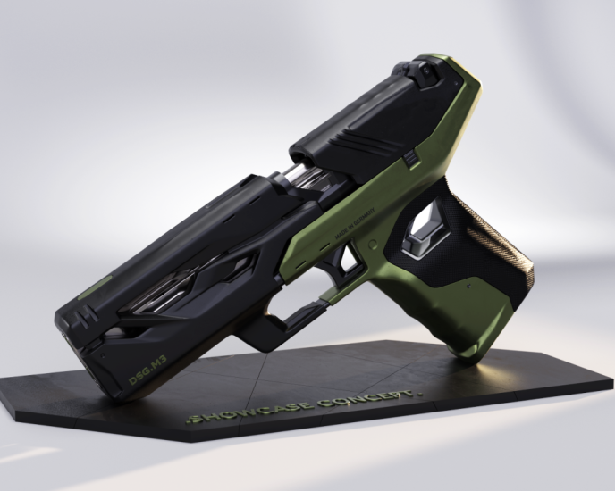 【限时补票价】Elementza出品的手枪多边形建模-土狗cg资源站