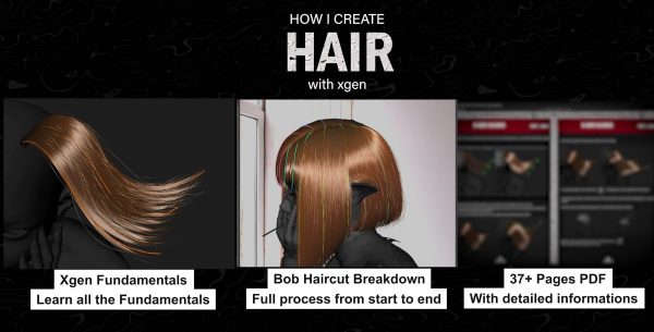 图片[3]-【ai精翻+朗读】如何用Xgen&Maya 制作头发的-土狗cg资源站