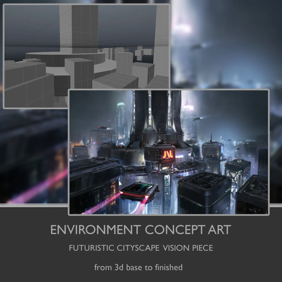 【ai精翻&中文朗读】环境概念艺术教程：城市景观-土狗cg资源站