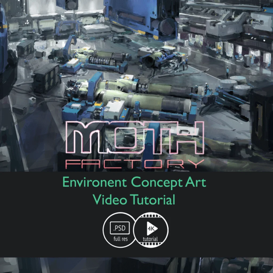 【ai精翻&中文朗读】环境概念艺术，MOTH工厂-土狗cg资源站
