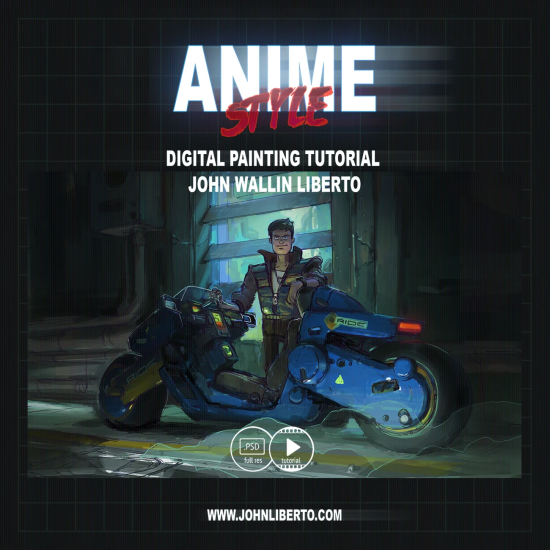 【ai精翻&中文朗读】动漫风格绘画教程-土狗cg资源站