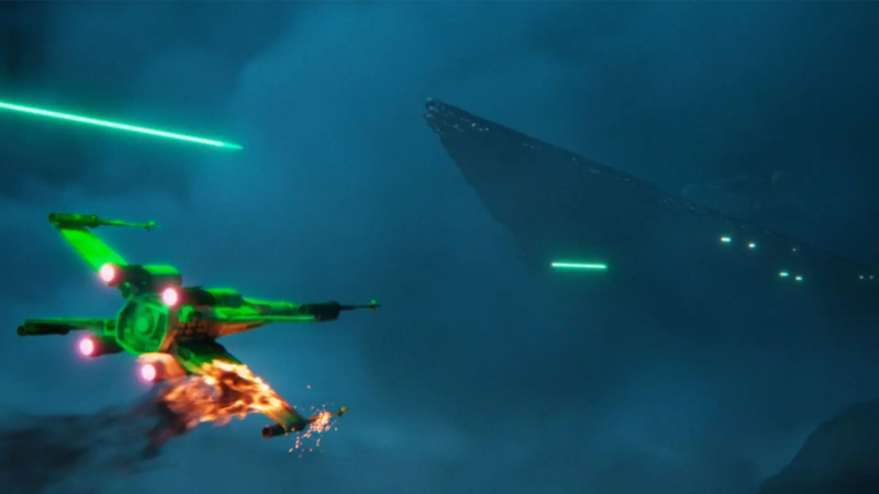 （会员免费）Rebelway出品–在 Houdini 中使用《星球大战》X翼战机制作火焰特效和破坏特效-土狗cg资源站