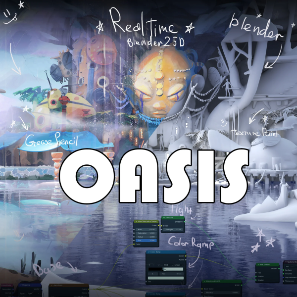 图片[1]-Oasis – Blender场景+特效-土狗cg资源站