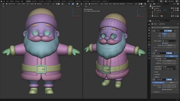 图片[3]-【Ai精翻&Ai中文配音】Blender角色ip全流程萌版圣诞老人-土狗cg资源站