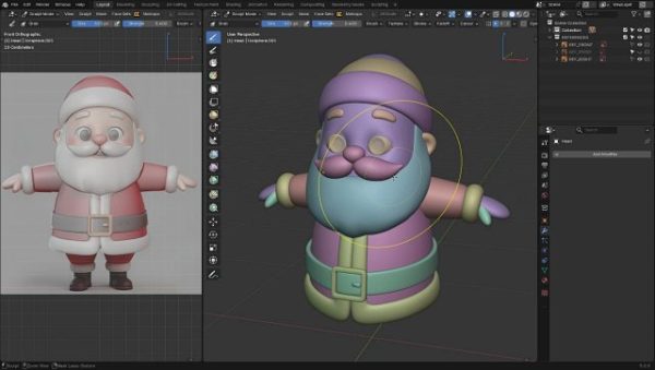 图片[4]-【Ai精翻&Ai中文配音】Blender角色ip全流程萌版圣诞老人-土狗cg资源站
