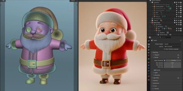 图片[6]-【Ai精翻&Ai中文配音】Blender角色ip全流程萌版圣诞老人-土狗cg资源站