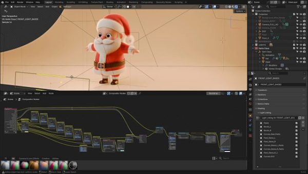 图片[11]-【Ai精翻&Ai中文配音】Blender角色ip全流程萌版圣诞老人-土狗cg资源站