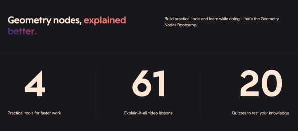 图片[2]-【限时补票价】10小时4案例快速上手Blender几何节点-土狗cg资源站