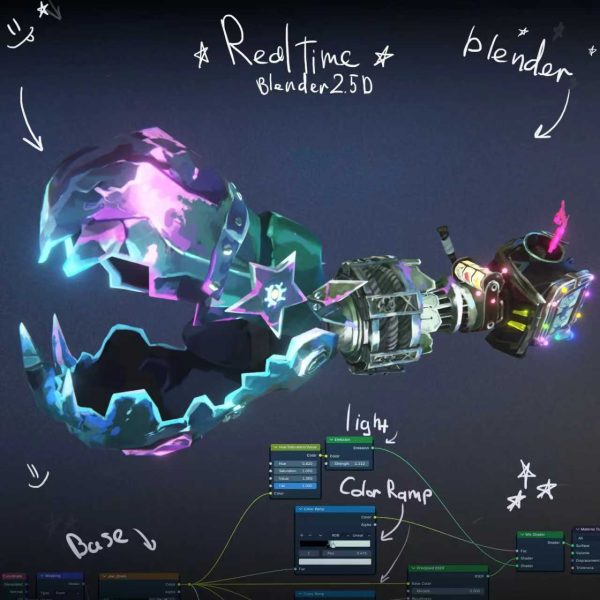 图片[3]-【ai精翻&中文朗读】blender&eevee风格化工具包21合1-土狗cg资源站