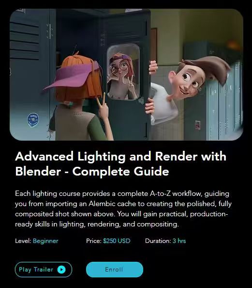 图片[2]-【限时补票价】lupinhouse的 Blender动画光照&渲染-土狗cg资源站
