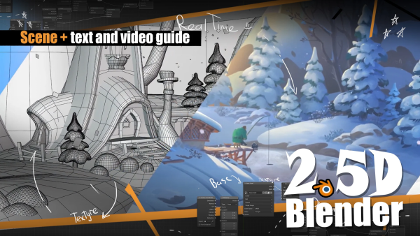 图片[2]-【ai精翻&中文朗读】2.5D Blender场景+指南 – 冬日时光-土狗cg资源站