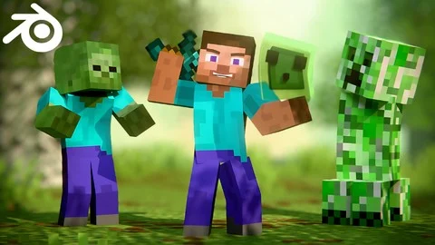 【ai精翻】Blender 3D Minecraft 动画课程 - 终极 AZ 指南-土狗cg资源站
