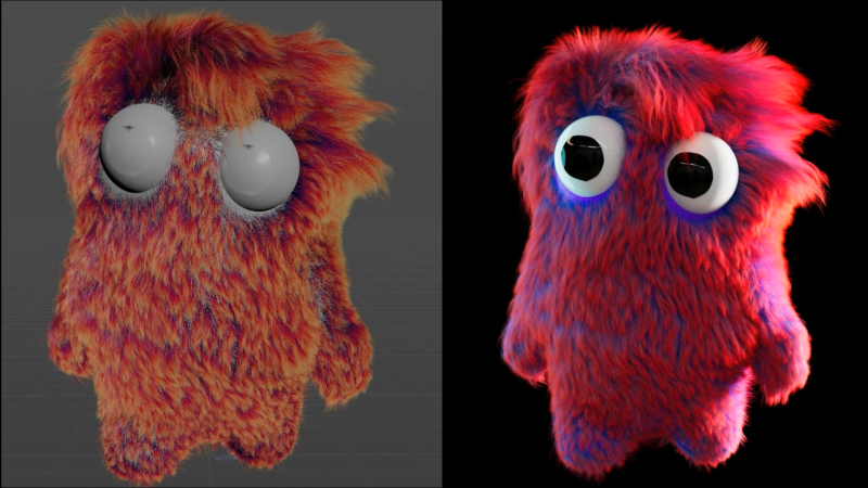 【非教程】hda数字资产·Houdni毛发Hda-dGroom Deformer-土狗cg资源站