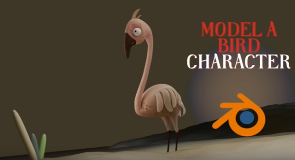 图片[1]-【ai精翻】Blender角色建模完整课程 – 风格化鸟类-土狗cg资源站