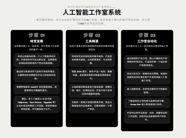 图片[8]-【限时补票价】90天打造独立ai工作室-土狗cg资源站